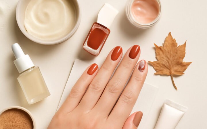 Herbst Nageldesign aus Holz: 14 Ideen zum Nachmachen