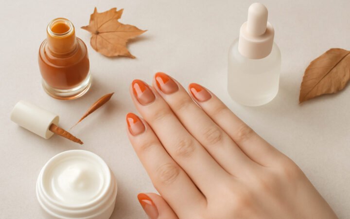 Herbst Nageldesign Schablone: so wird es zur Gewohnheit