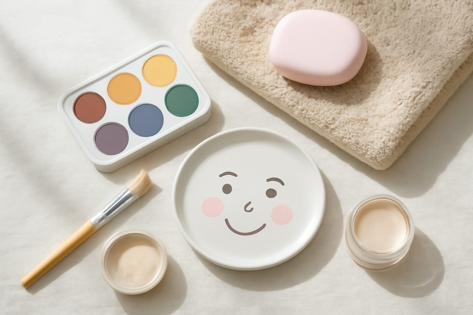 Kinderschminken Fasching einfache Motive