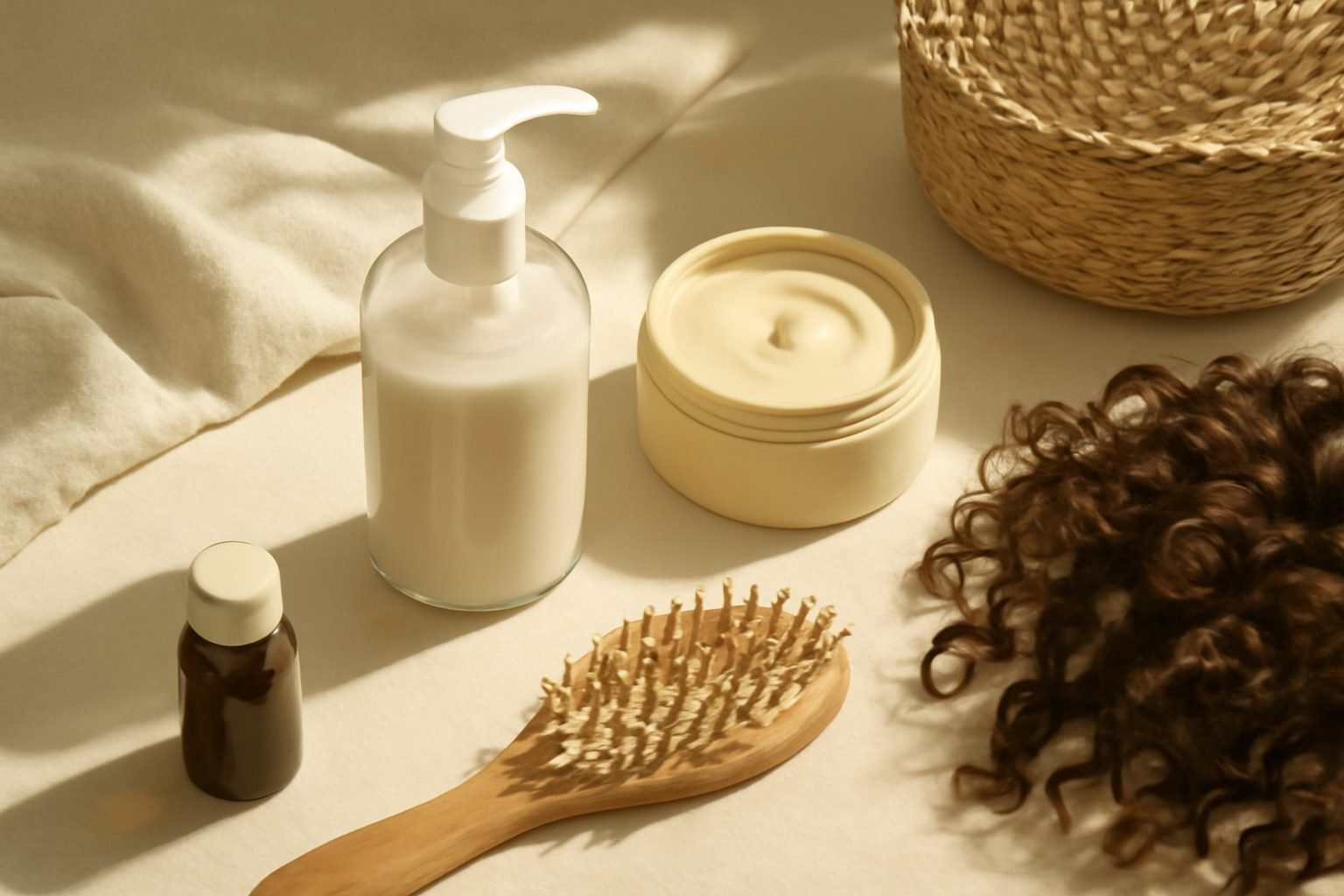 Feuchtigkeitsshampoo für Locken