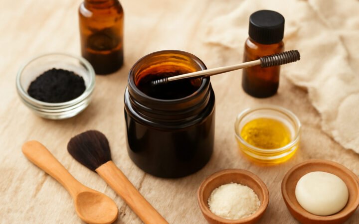 Mascara mit Metallbuerste — der Weg zum Ergebnis