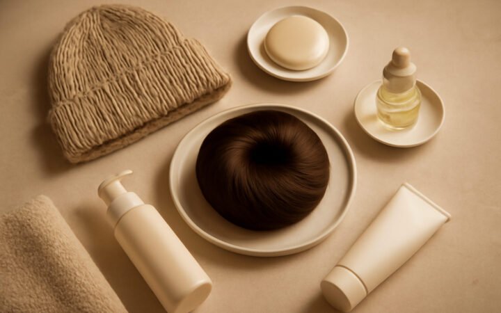 Mützenfrisuren für den Winter in 5 Schritten