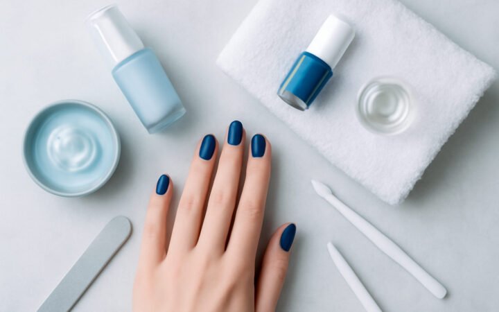Nägel Weihnachten blau: so wird es zur Gewohnheit