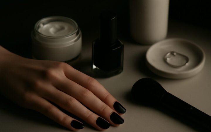 Nageldesign Ideen schwarz — 14 einfache Varianten