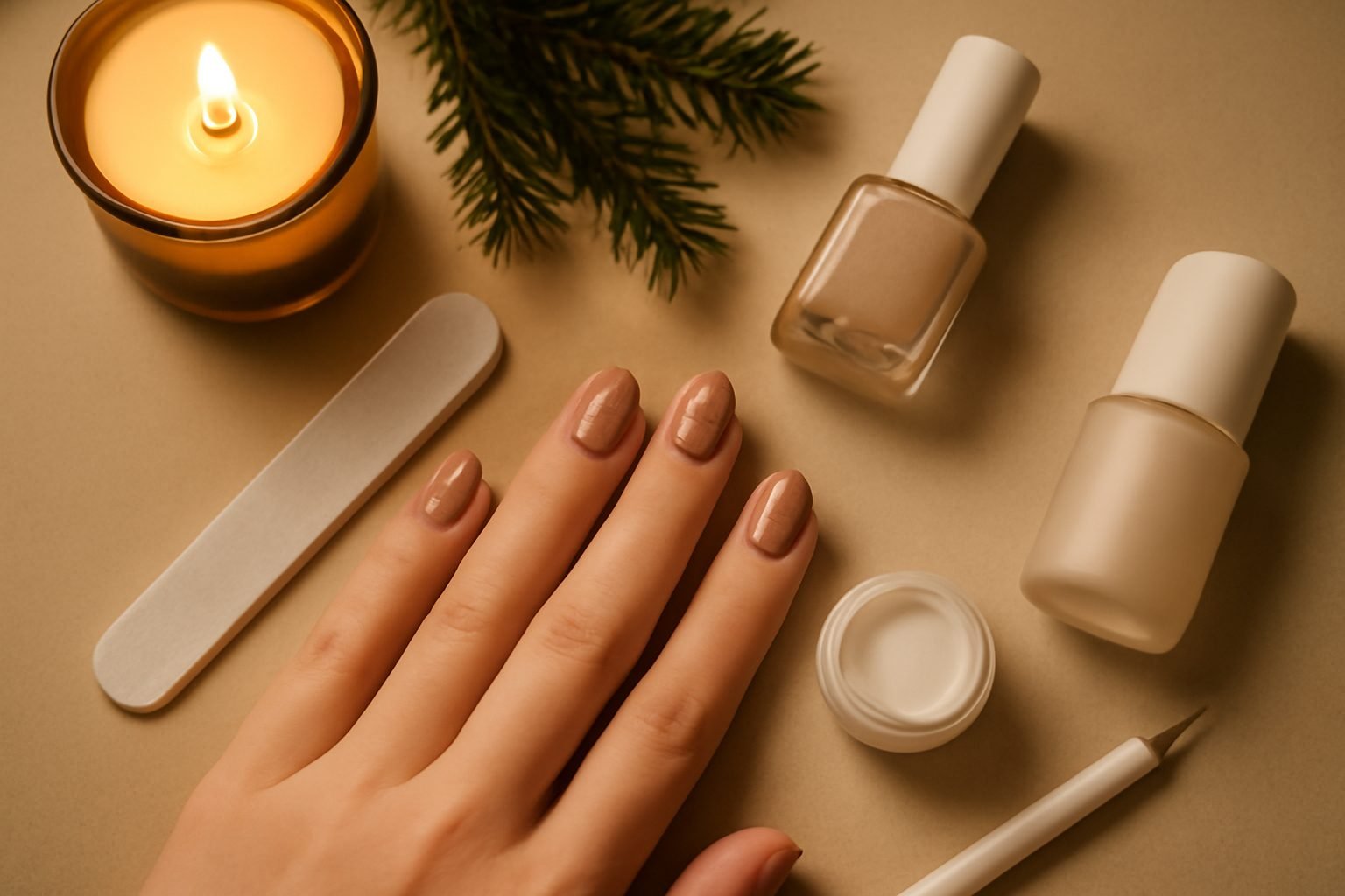 Nageldesign Weihnachten für zuhause — 19 einfache Varianten
