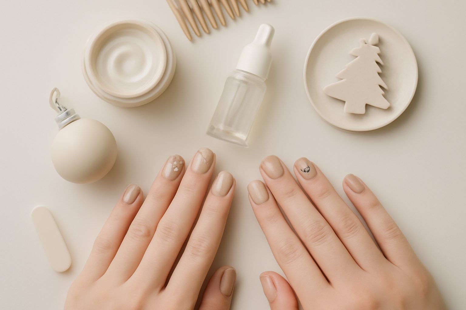 Nageldesign Weihnachten ohne Aufwand