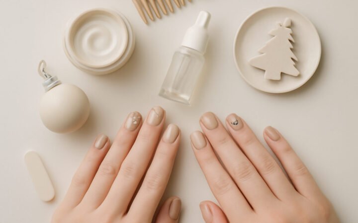 Nageldesign Weihnachten ohne Aufwand