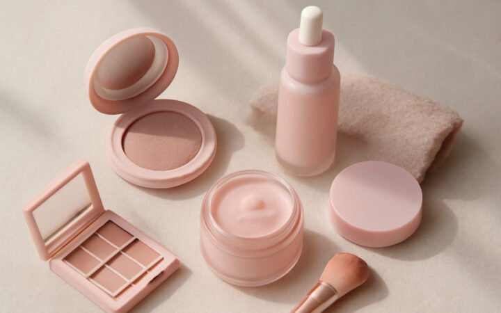 Valentinstag Make Up rosa Töne ohne teure Anschaffung
