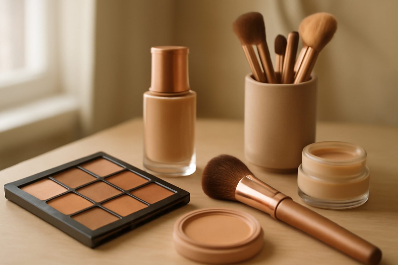 Warme Töne Make Up Herbst — 16 einfache Varianten