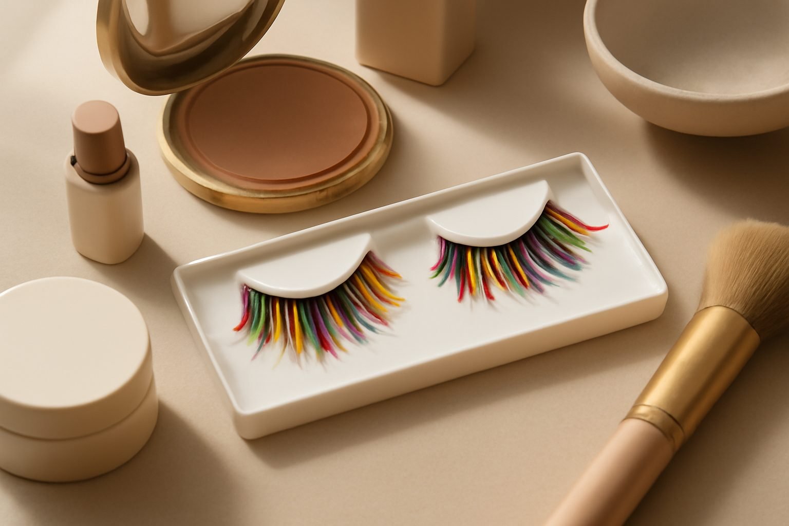 Wimpern kleben für Karneval — 11 einfache Varianten
