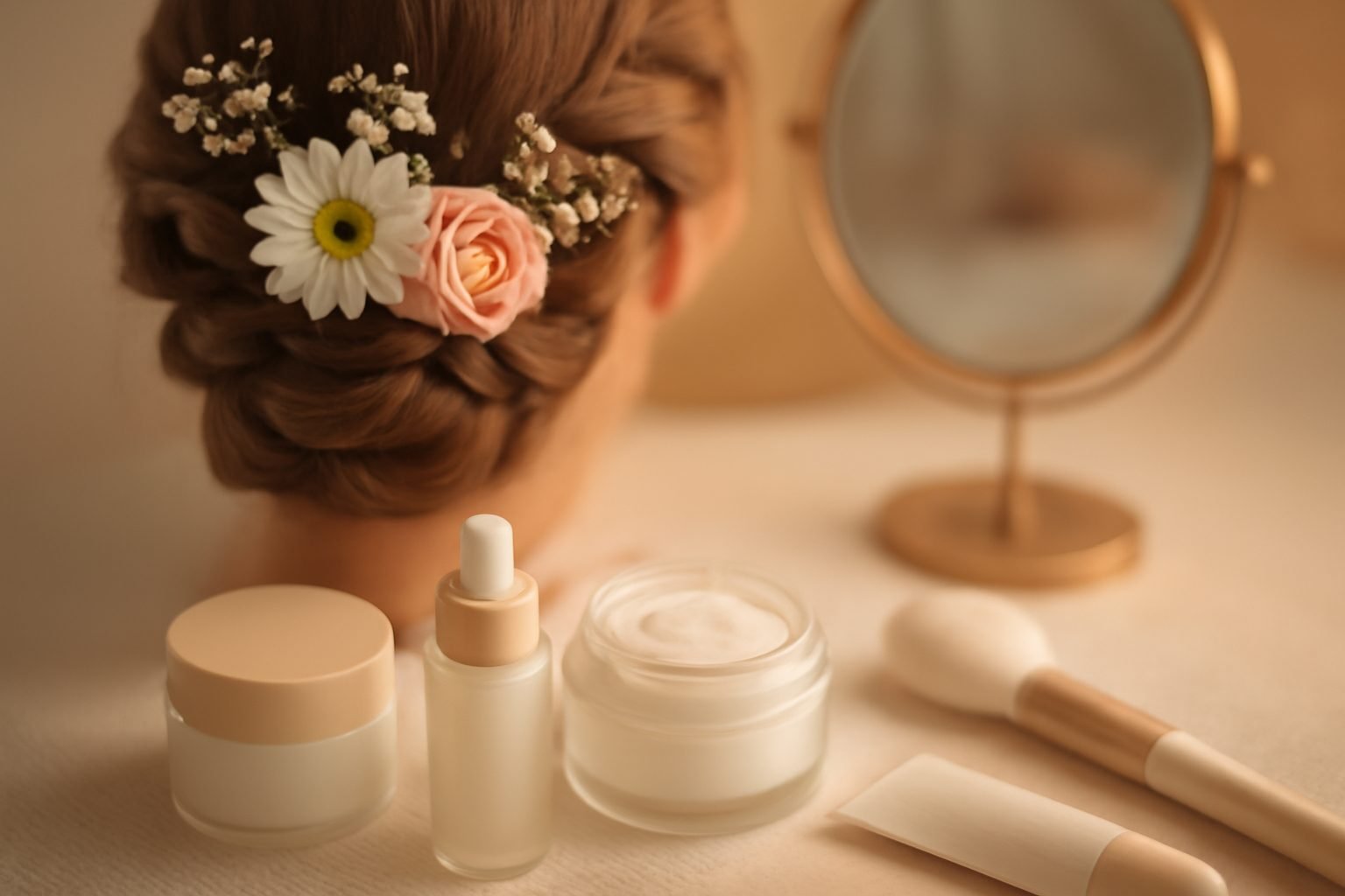 10 Wiesn Frisuren mit Blumen