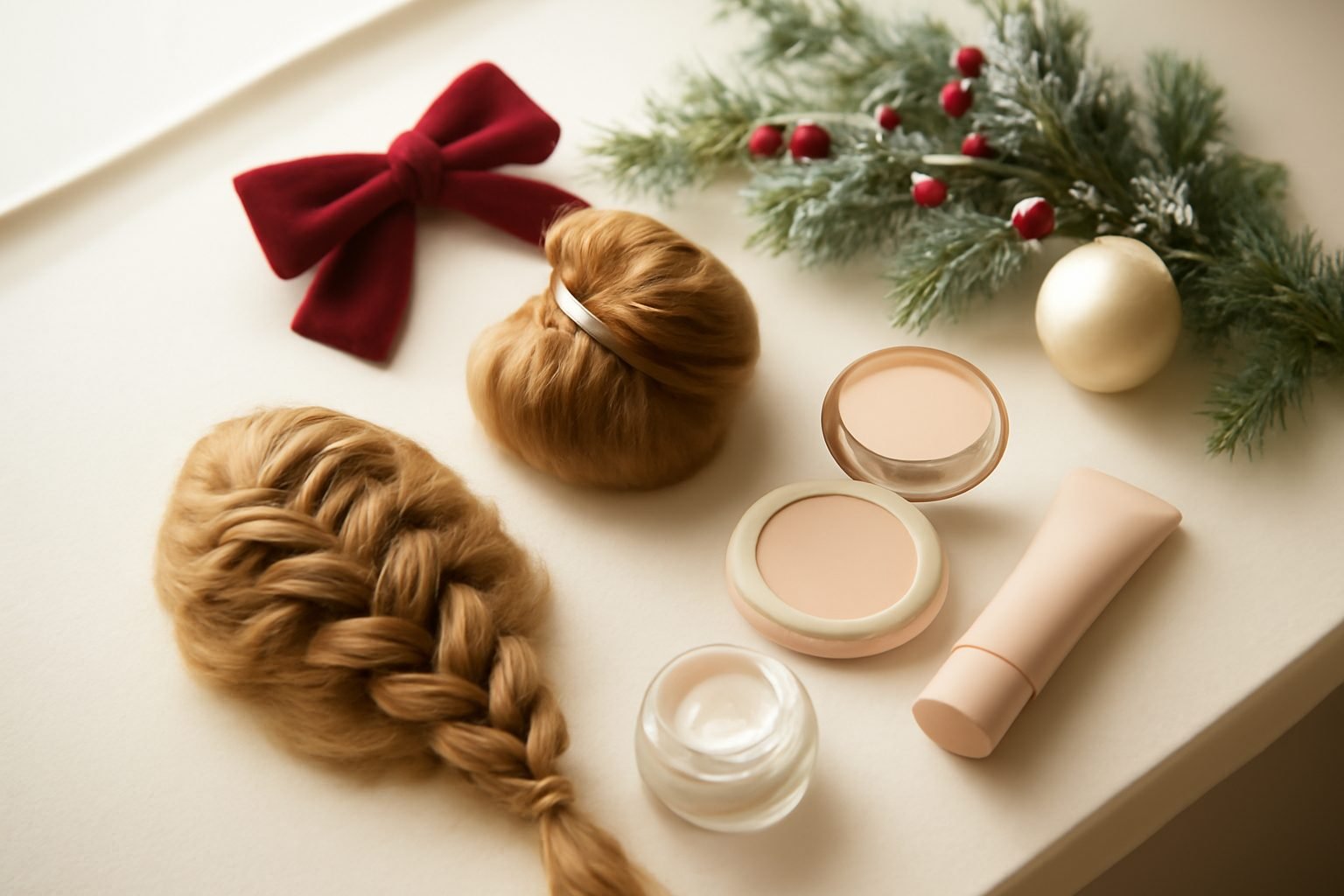Frisuren für Weihnachten für Mädchen