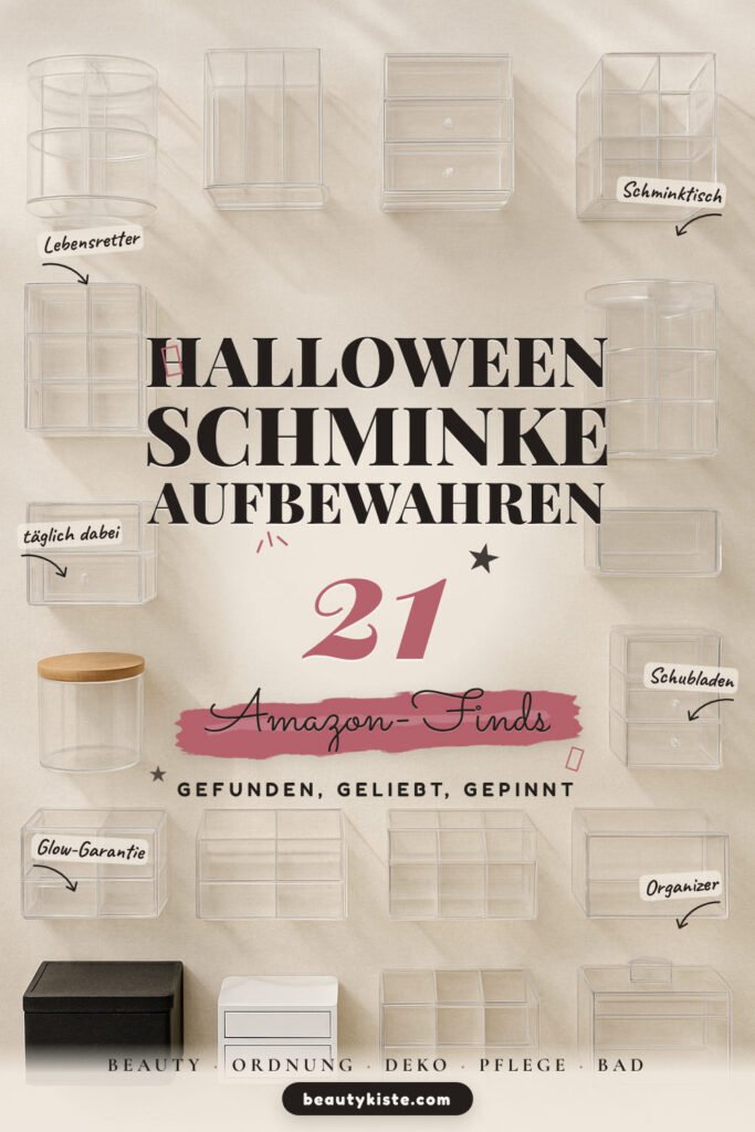 Halloween-Schminke aufbewahren: 21 Amazon-Finds, mehr Ordnung