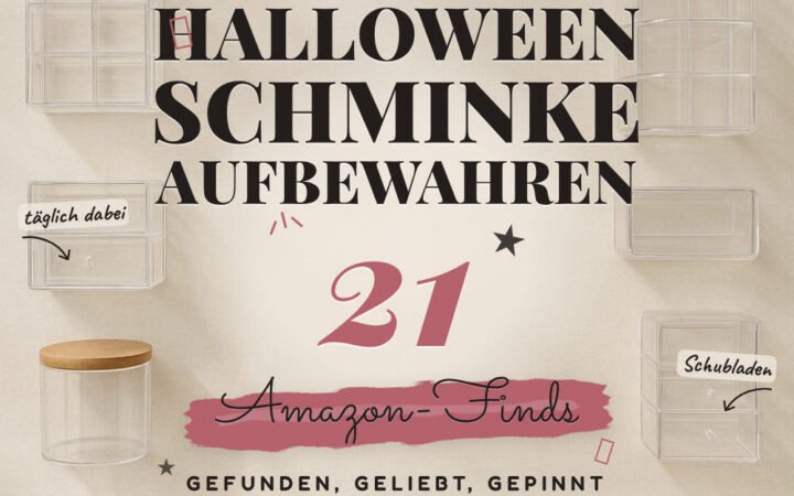 Halloween-Schminke aufbewahren: 21 Amazon-Finds, mehr Ordnung