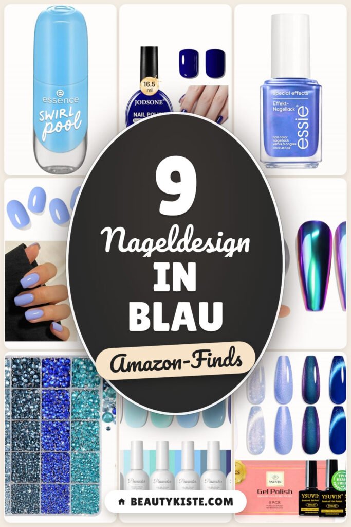 Nageldesign in Blau: 9 Amazon-Finds, schnell gestylt