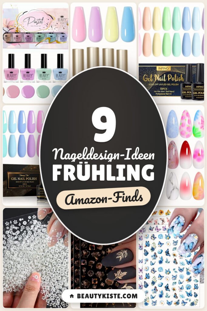 Nageldesign-Ideen Frühling: 9 Amazon-Finds, für zarte Pastellnägel