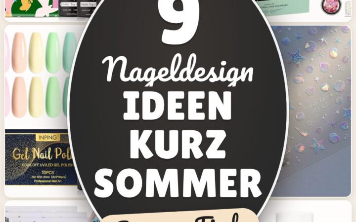 Nageldesign Ideen kurz Sommer: 9 Amazon-Finds, easy zuhause