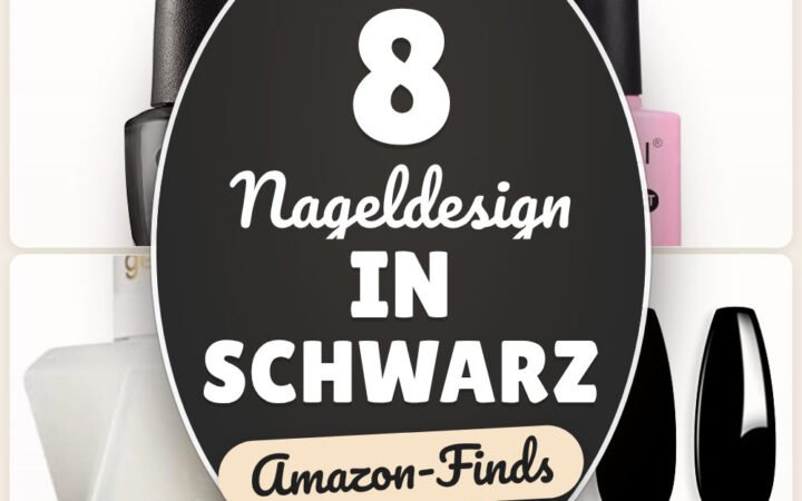 Nageldesign in Schwarz: 8 Amazon-Finds, edel & easy