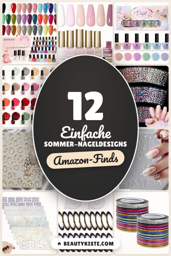 Einfache Sommer-Nageldesigns: 12 Amazon-Finds, schnell nachgemacht