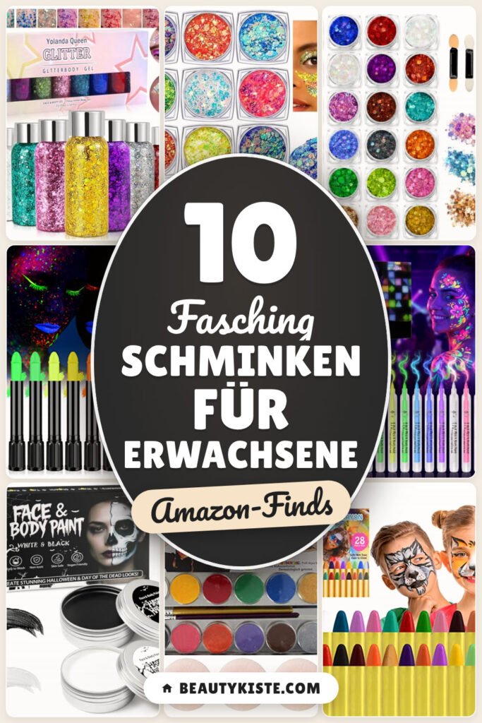 Fasching schminken für Erwachsene: 10 Amazon-Finds, schnelle Looks