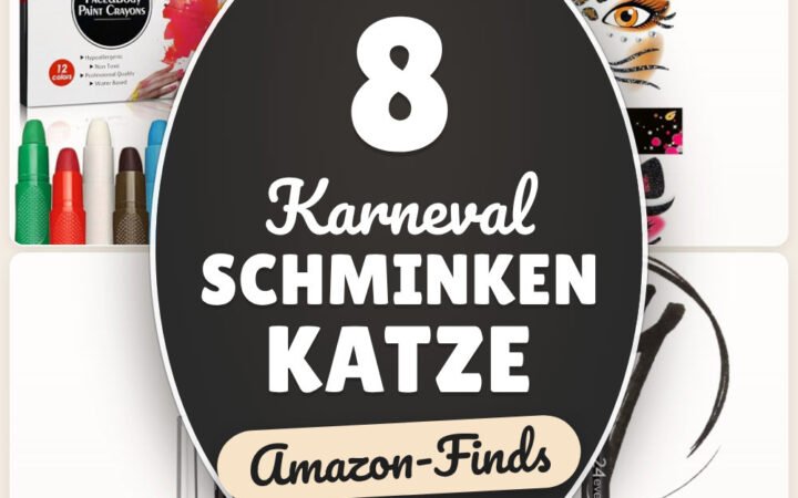 Karneval schminken Katze: 8 Amazon-Finds, einfach & haltbar
