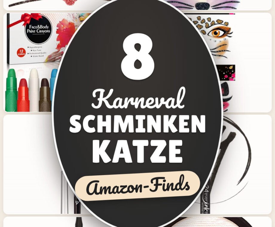 Karneval schminken Katze: 8 Amazon-Finds, einfach & haltbar