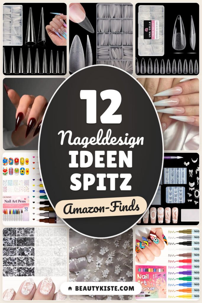 Nageldesign Ideen spitz: 12 Amazon-Finds, für Stiletto-Looks