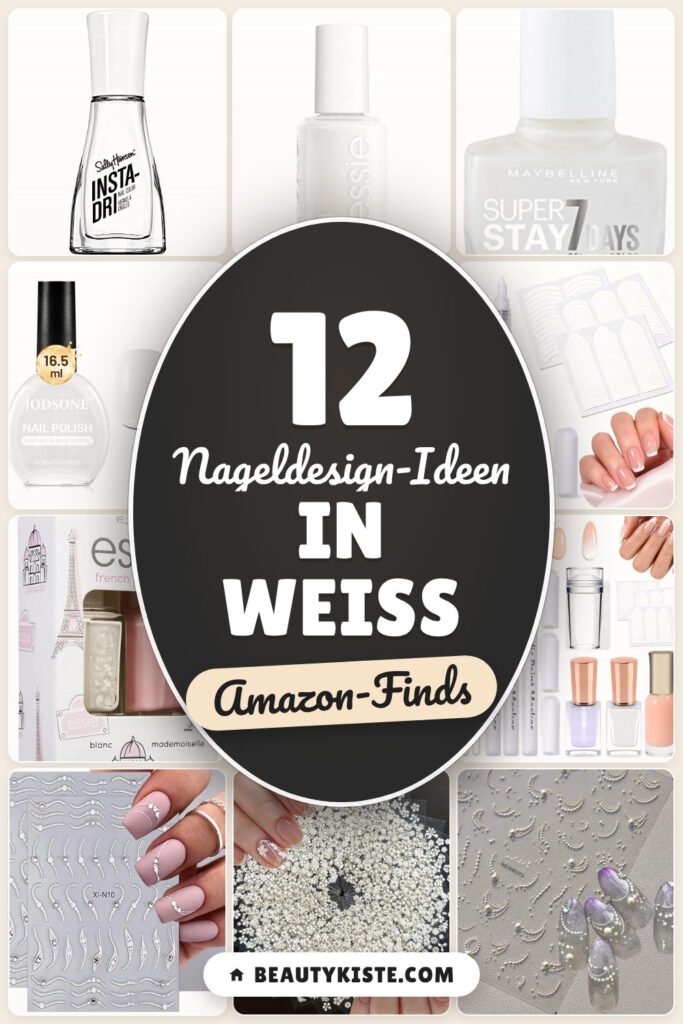 Nageldesign-Ideen in Weiß: 12 Amazon-Finds, clean und vielseitig