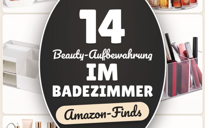 Beauty-Aufbewahrung im Badezimmer: 14 Amazon-Finds, für mehr Ordnung