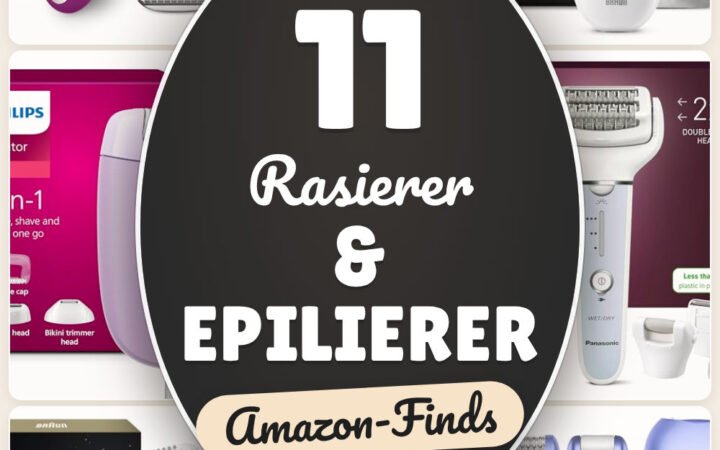 Rasierer & Epilierer: 11 Amazon-Finds, glatte Haut leicht gemacht