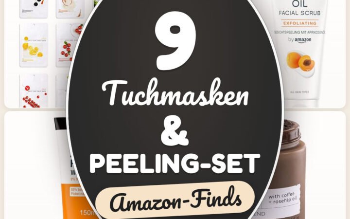 Tuchmasken & Peeling-Set: 9 Amazon-Finds, für glatte Haut